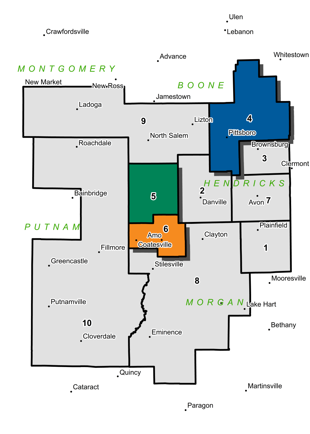 2023 Election map