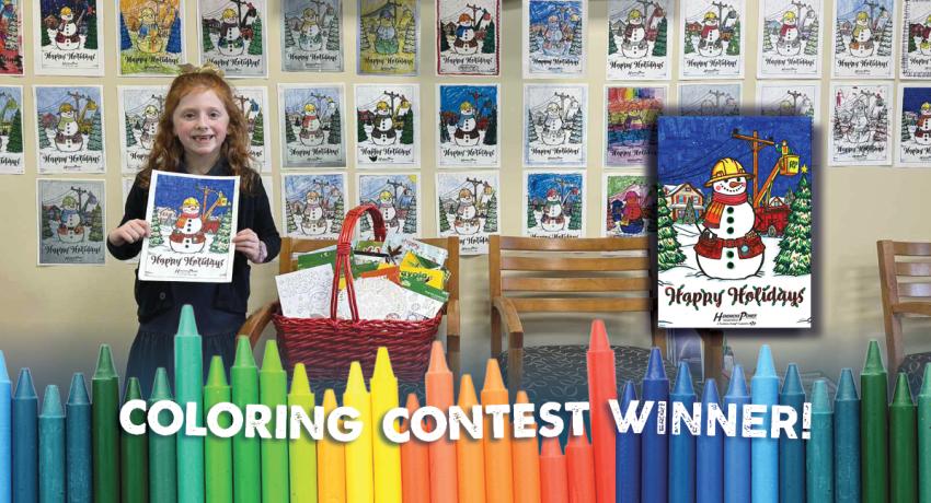 Coloring Contest Winner