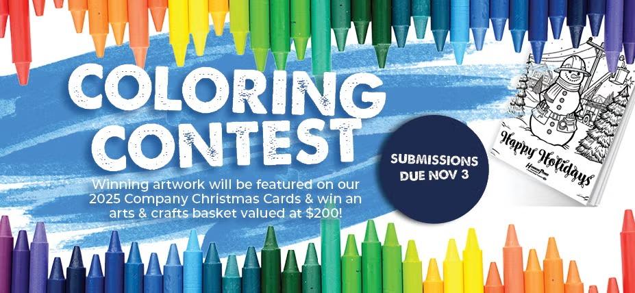 coloring contest flyer