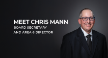 Chris Mann Board Secretary and Area 6 Director