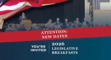 2026 Legislative Breakfasts Announced